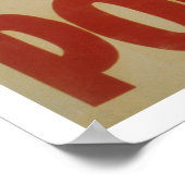 Poster Je veux un policier WPA 1936 (Coin)