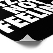 Poster Je veux Zza pas de sentiments - Citation drôle de (Coin)