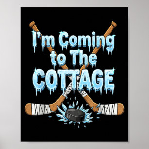 Poster Je viens au chalet Drip Romance Couple