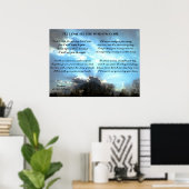 POSTER JE VIENS VOUS VOIR QUAND JE SUIS PARTIE (Bureau à domicile)