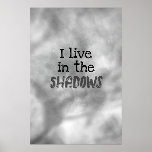 Poster Je vis dans les ombres (Devant)