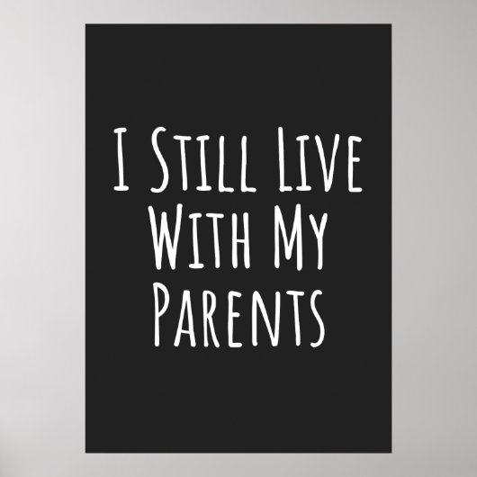 Poster je vis encore avec mes parents (Devant)