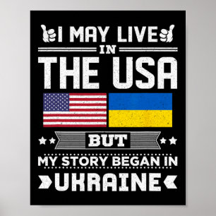 Poster Je vis peut-être aux États-Unis mais mon histoire