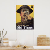 Poster Je vois ce que tu as fait là-bas (Cuisine)