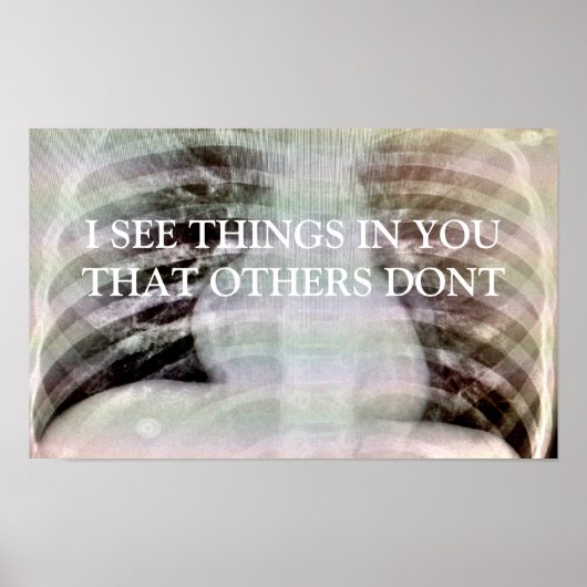 POSTER - JE VOIS DES CHOSES EN VOUS AUTRE NE (Devant)