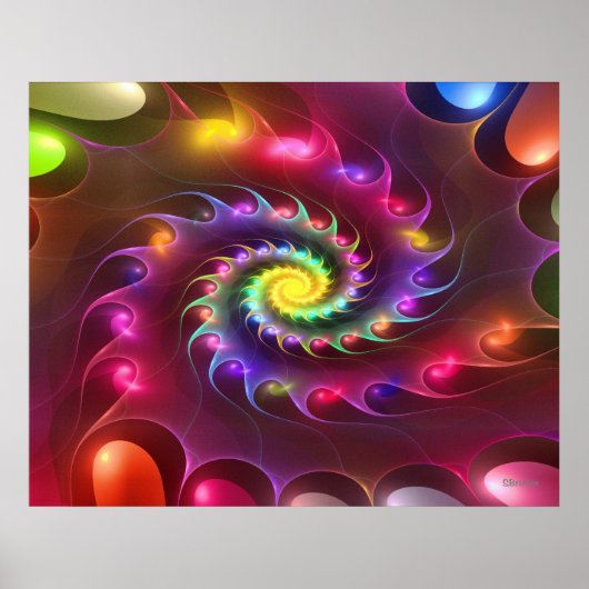 Poster 'Je Vois Le Temps...' (Devant)