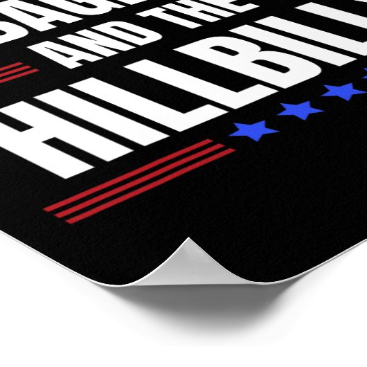 Poster Je vote pour The Garge Man The Hillbilly Trump V (Coin)