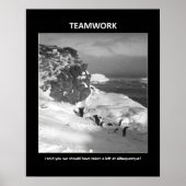 Poster je vous ai dit que nous devrions avoir pris à gauc (Devant)