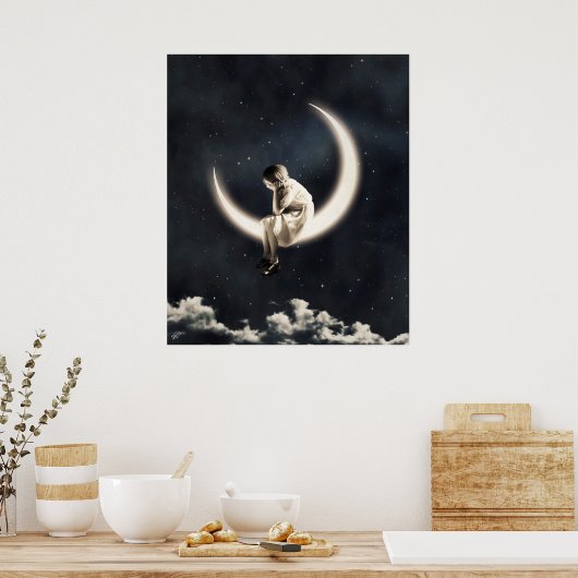 Poster Je vous ai même donné la Lune (Cuisine)