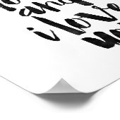 Poster Je Vous Aime Et Je Vous Aime (Coin)