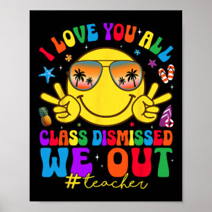 Poster Je vous aime Tous Classe Enseignants Rejetés Derni