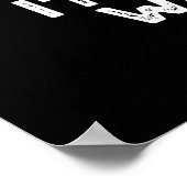 Poster Je vous chante avec un amusant jeu de colle BG fon (Coin)