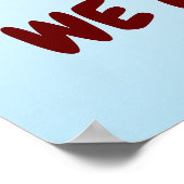 Poster Je vous crie Nous hurlons tous pour la crème glacé (Coin)