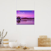 Poster Je vous écouterai dans l'affiche pourpre et moelle (Cuisine)