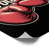 Poster Je Vous Frapperai Pour Une Boxe Drôle (Coin)