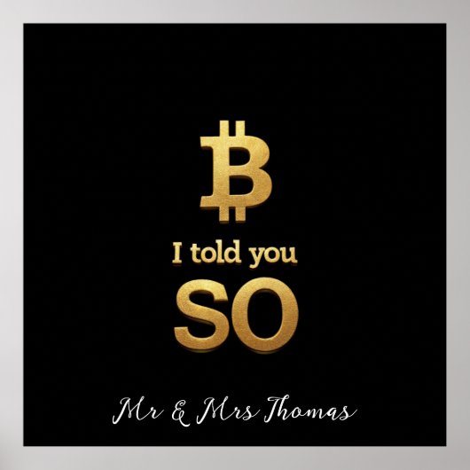 Poster Je Vous L'Ai Dit, Bitcoin Ultimate Crypto Reback (Devant)