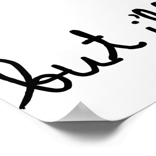 Poster Je Vous Moustache Une Pochette De Question (Coin)