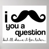 Poster Je Vous Moustache Une Pochette De Question (Devant)