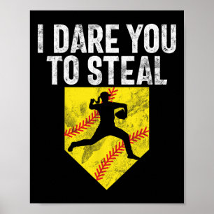 Poster Je vous ose de voler Softll Catcher Game Day Vibes