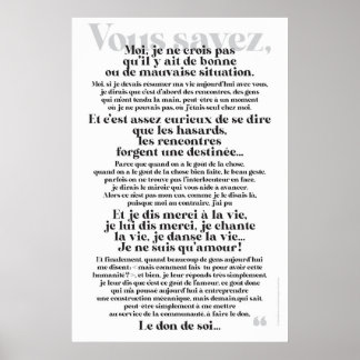 POSTER JE WEZ,