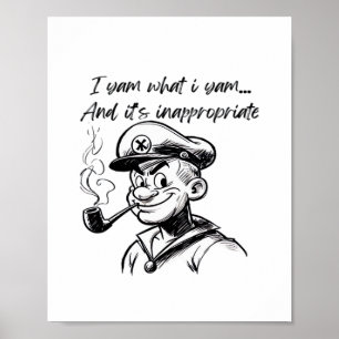 Poster Je Yam Ce Que Je Yam Et La Parade Classique Inappr