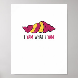 Poster Je Yam Ce que je Yam Sweet Potato