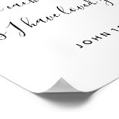 Poster Jean 15:12 Jésus commande l'amour l'un l'autre (Coin)