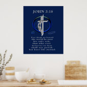 Poster Jean 3:16 (Cuisine)