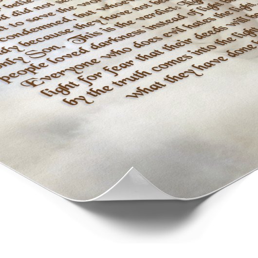 POSTER JEAN 3 : 16-21 (Coin)