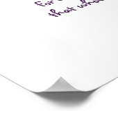 Poster Jean 3:16 Écriture Croix Bible chrétienne Verse (Coin)