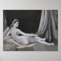 Jean Auguste Dominique Ingres | Odalisque en Grisa