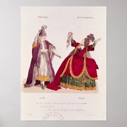 Poster Jean-Baptiste Brizard  in the role of Joad (Devant)