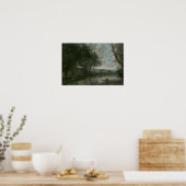 Poster Jean-Baptiste-Camille Corot - Paysage (Cuisine)