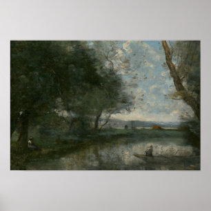 Poster Jean-Baptiste-Camille Corot - Paysage