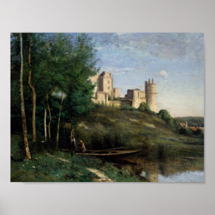 Poster Jean-Baptiste-Camille Corot - Ruines du Château