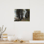 Poster Jean-Baptiste-Camille Corot Ville d'Avray (Cuisine)