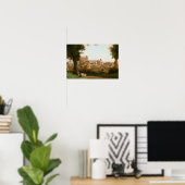 Poster Jean-Baptiste-Camille Corot -Vue des Farnèse (Bureau à domicile)