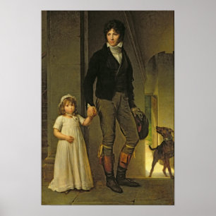 Poster Jean-Baptiste Isabey et sa fille