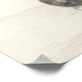 Poster Jean Bernard Assis Chat Animal Art Artiste (Coin)