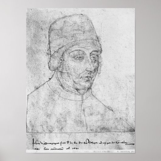 Poster Jean de Bourgogne, évêque de Cambrai (Devant)