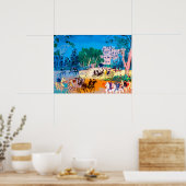 Poster Jean Dufy Bois de Boulogne (Cuisine)