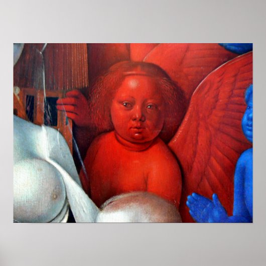 Poster Jean Fouquet - Madonna and Child Detail (Devant)