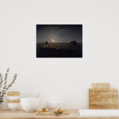 Poster Jean-Francois Millet - Bergerie, Clair de Lune 186 (Cuisine)