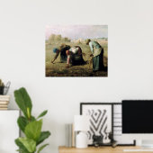 Poster Jean-François Millet - Gleaners 18 (Bureau à domicile)