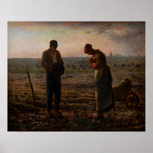 Poster Jean-Francois Millet - L'Angélus