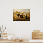 Poster Jean-François Millet - Les Gleaners (Cuisine)