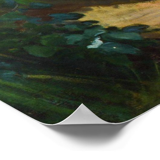 Poster Jean Frederic Bazille Scène d'été, Bathers (Coin)