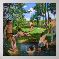 Jean Frederic Bazille Scène d'été, Bathers