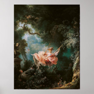 Poster Jean-Honneur Fragonard Le Swing