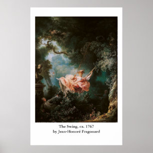 Poster Jean-Honoré Fragonard, La Coupe
